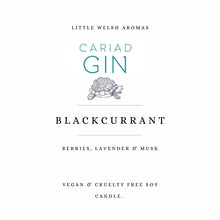 Load image into Gallery viewer, Cariad Gin - Natural Soy Wax Candles - Berries, Lavender & Musk