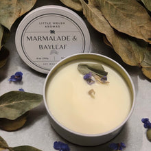 Load image into Gallery viewer, Cariad Gin Natural Soy Wax Candle - Amber & Sweet Orange