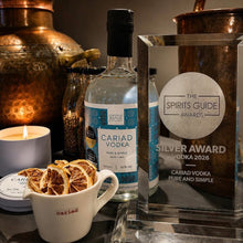 Load image into Gallery viewer, Cariad Vodka pure and simple Welsh Vodka 500ml
