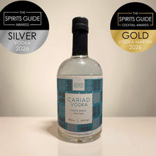 Load image into Gallery viewer, Cariad Vodka pure and simple Welsh Vodka 500ml
