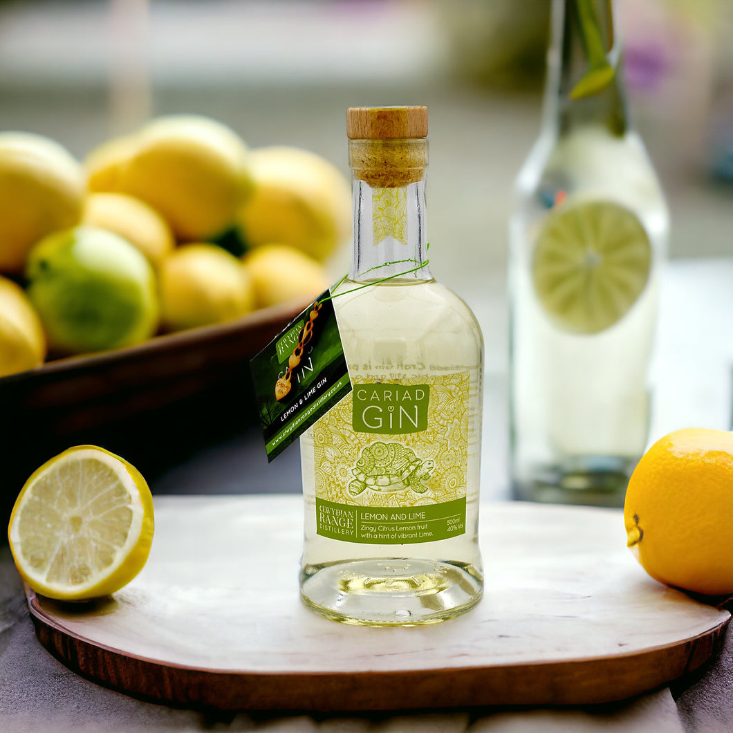 Cariad Gin Lemon and Lime Gin 500ml