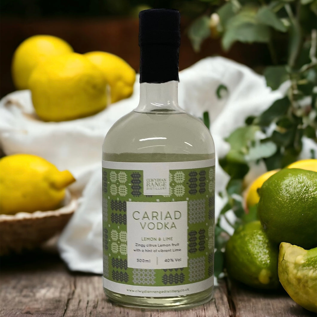 Cariad Vodka - Lemon and Lime Vodka 500ml
